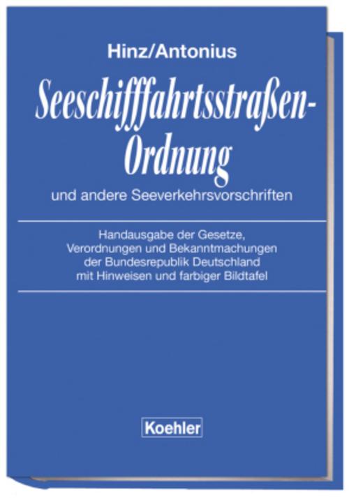 Buchcover: Seeschifffahrtsstraßen-Ordnung und andere Seeverkehrsvorschriften