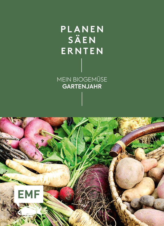 Buchcover: Planen, säen, ernten - Mein Biogemüse-Gartenjahr