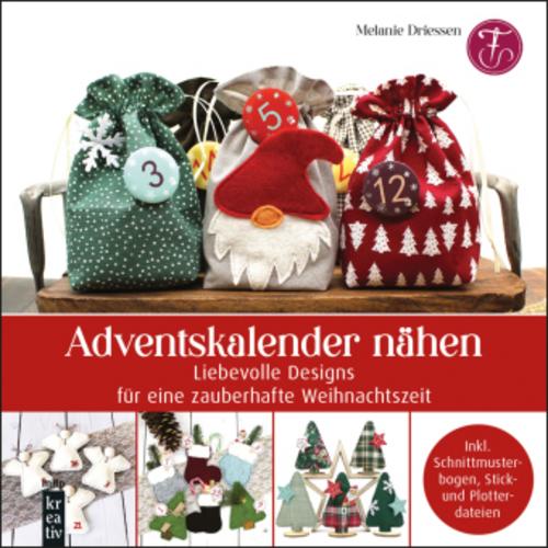 Buchcover: Adventskalender nähen