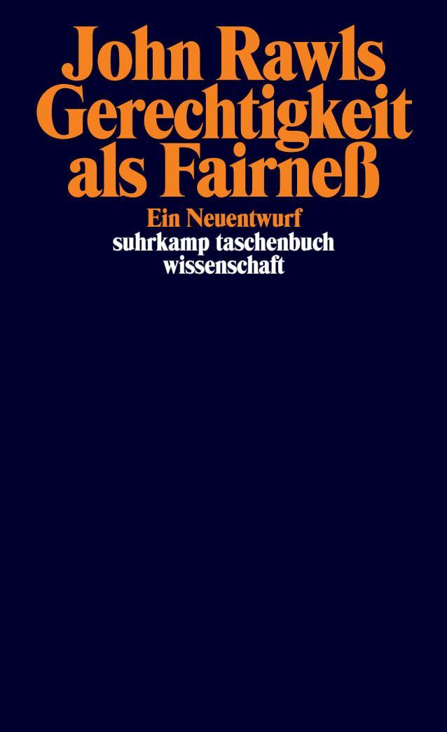 Buchcover: Gerechtigkeit als Fairneß