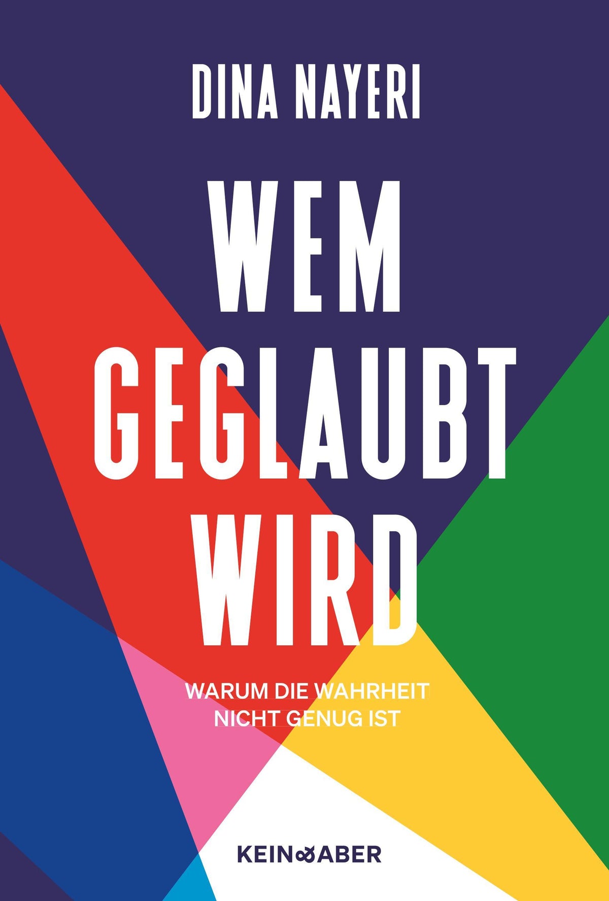 Buchcover: Wem geglaubt wird