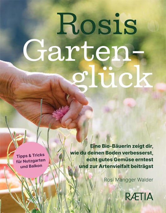 Buchcover: Rosis Gartenglück