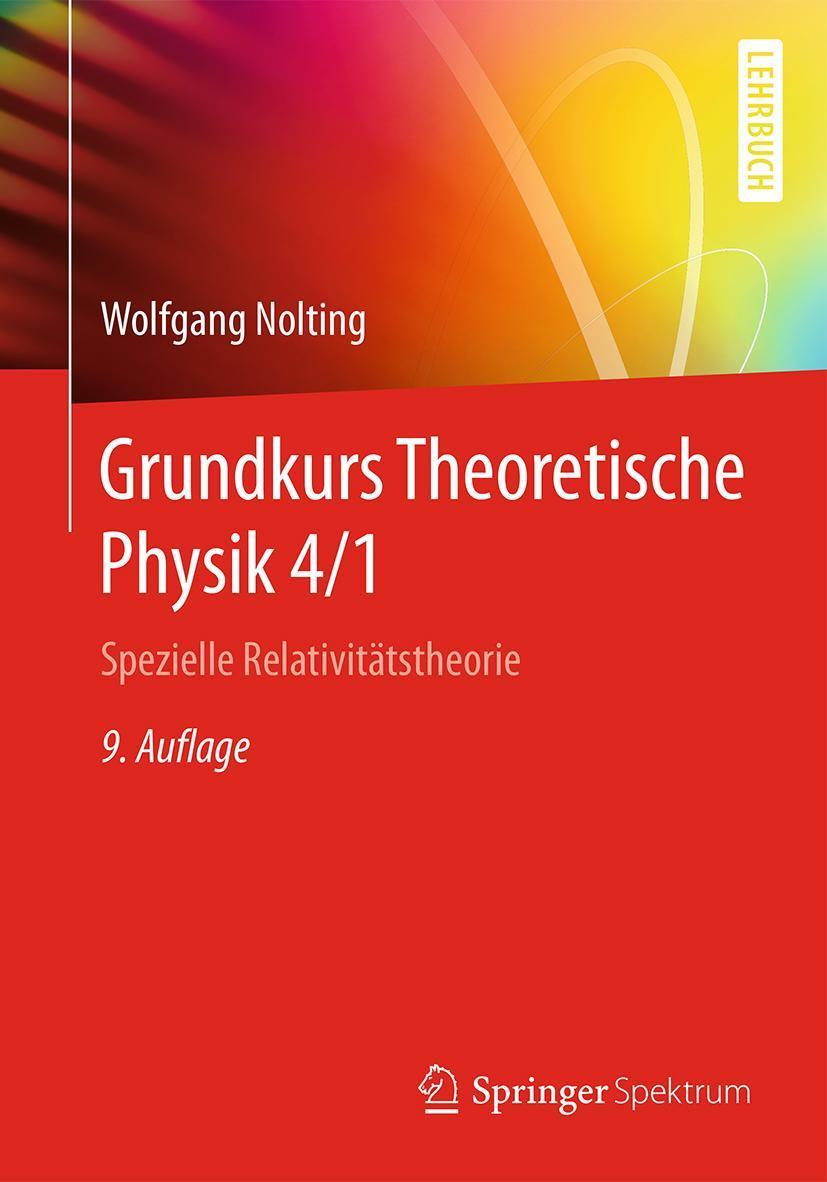 Buchcover: Grundkurs Theoretische Physik 4/1