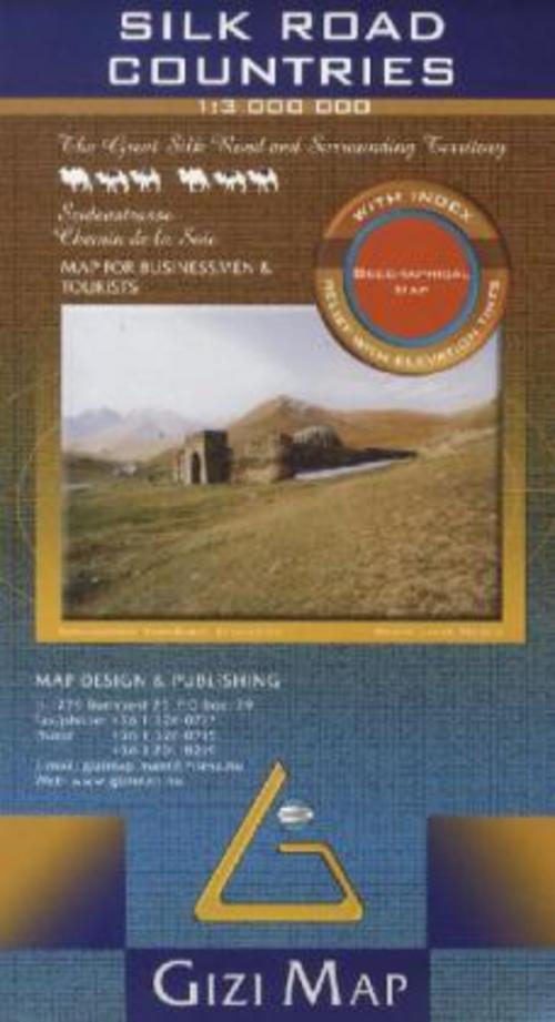 Silk Road Countries geographical map