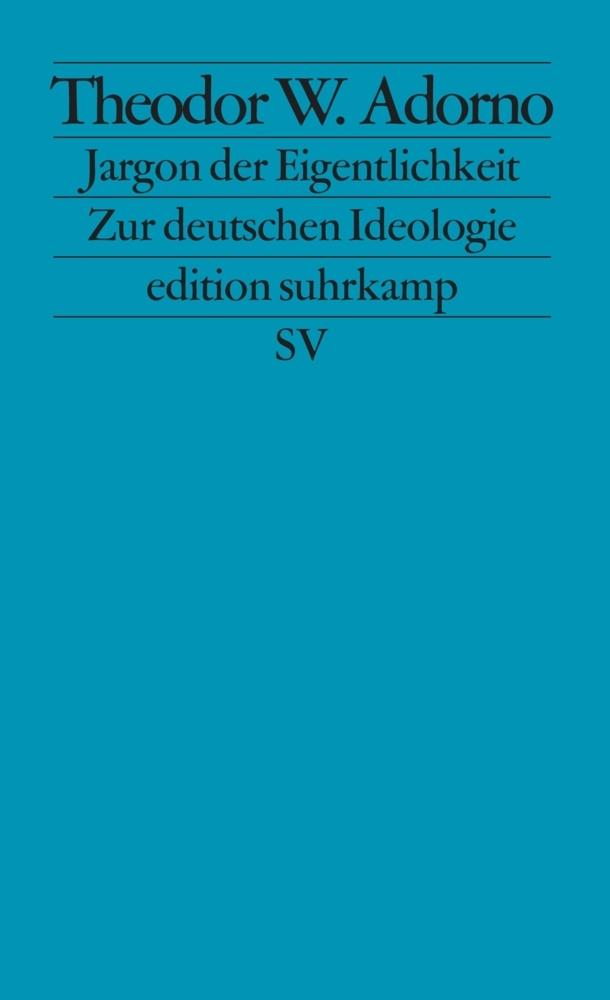 Buchcover: Jargon der Eigentlichkeit