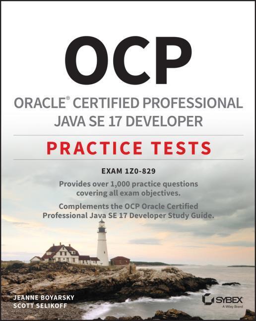 Buchcover: OCP Oracle Certified Professional Java SE 17 Developer Practice Tests