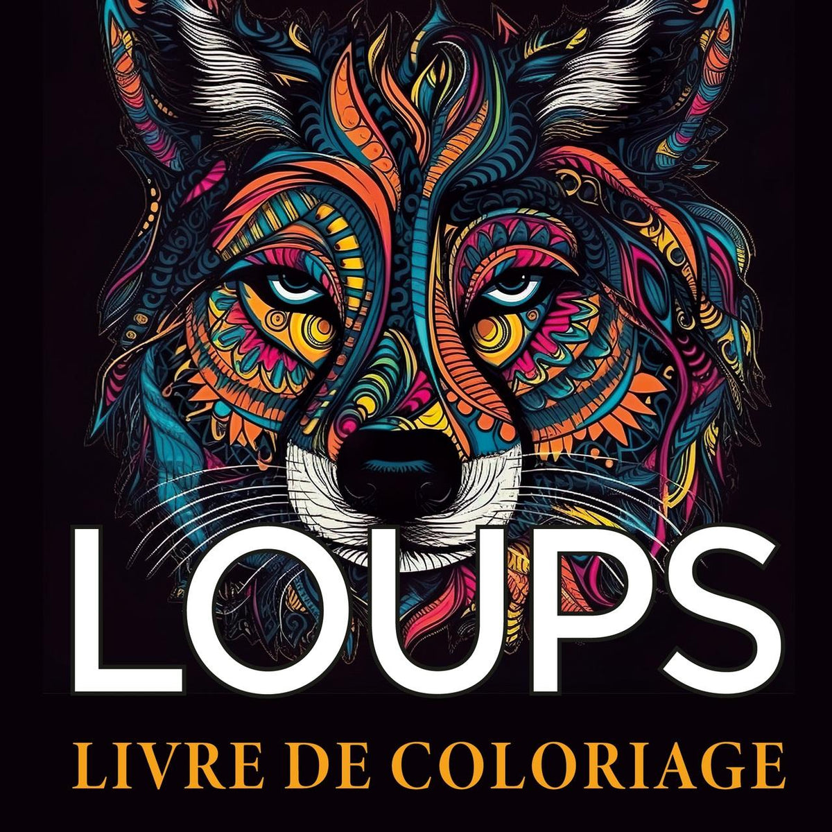 Buchcover: Loups Livre de coloriage