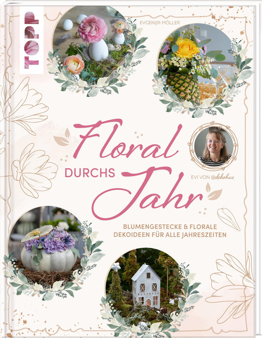 Buchcover: Floral durchs Jahr