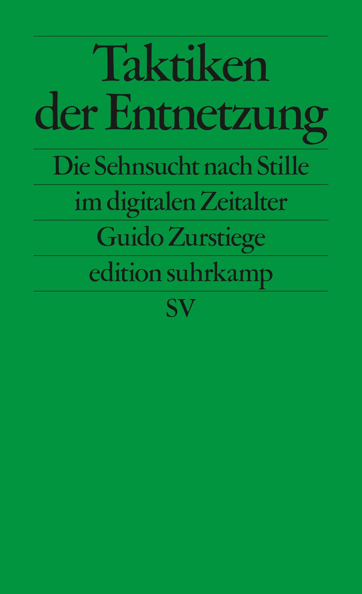 Buchcover: Taktiken der Entnetzung