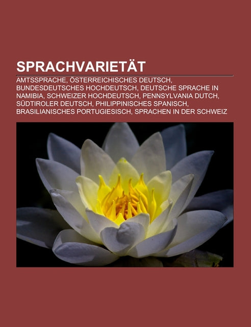 Buchcover: Sprachvarietät