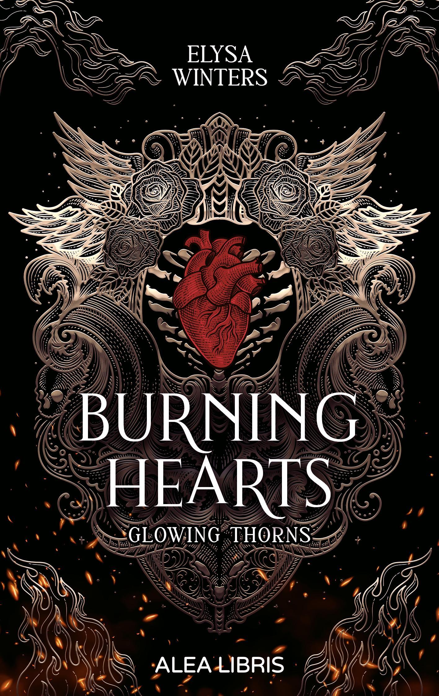 Burning Hearts | Farbschnitt in der 1. Auflage