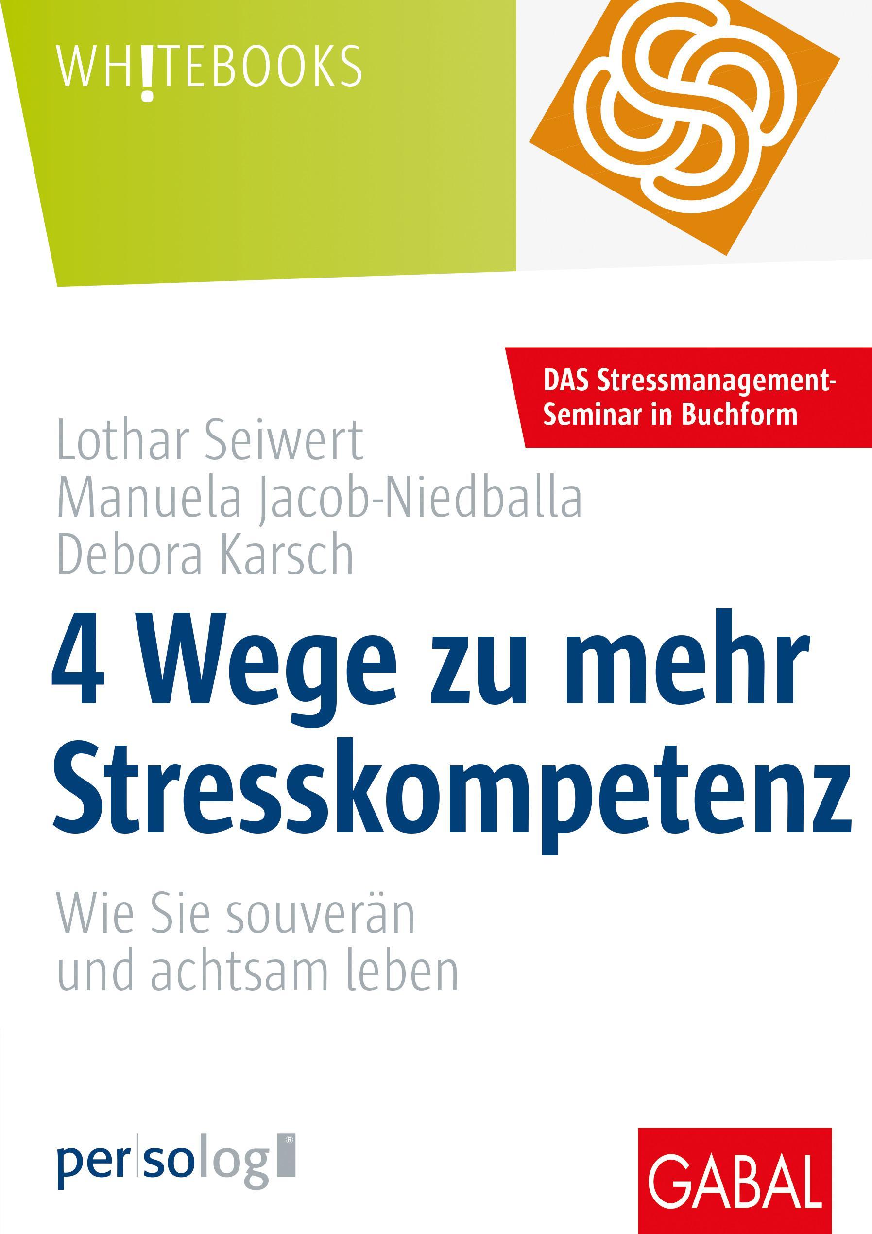 Buchcover: 4 Wege zu mehr Stresskompetenz