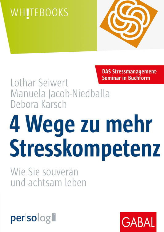 Buchcover: 4 Wege zu mehr Stresskompetenz