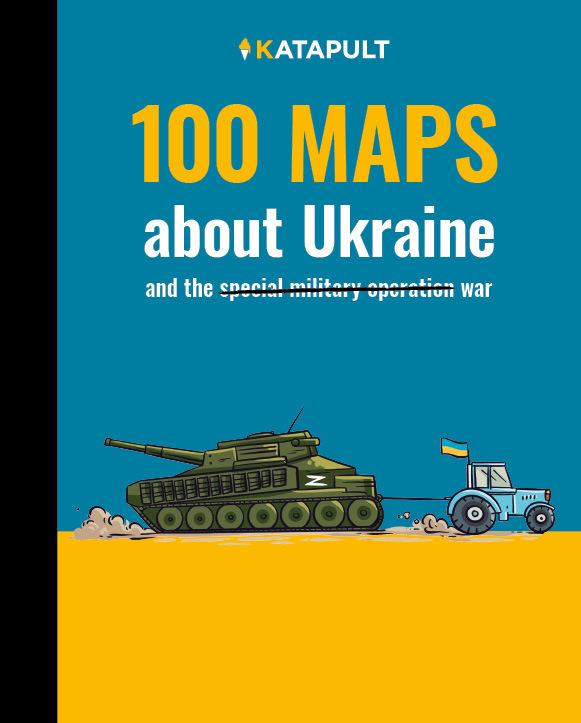 Buchcover: 100 maps about Ukraine