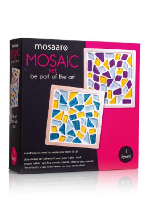 Mosaik-Set Getränkeuntersetzer (quadratisch)  MA1002
