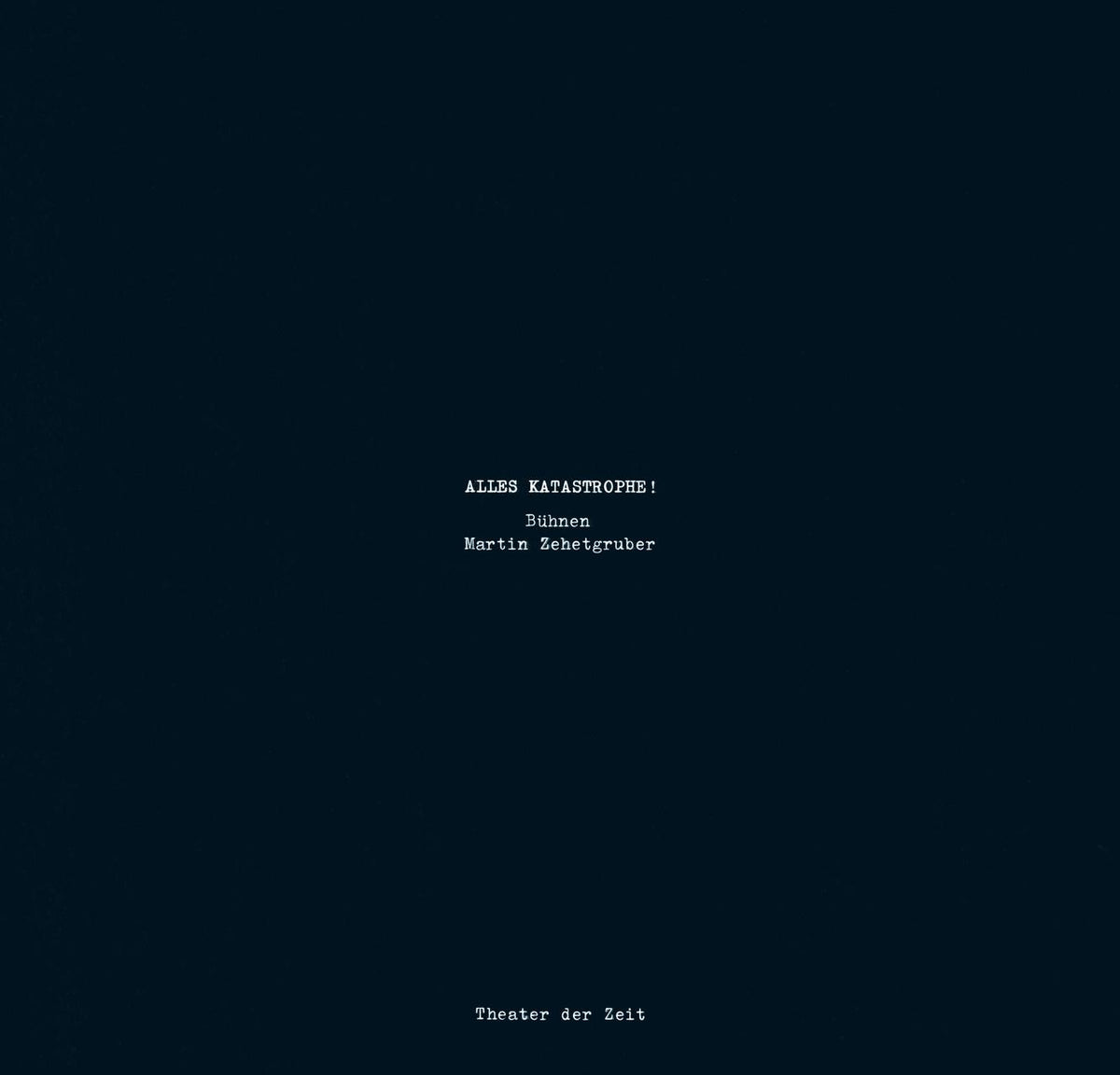 Buchcover: Alles Katastrophe!