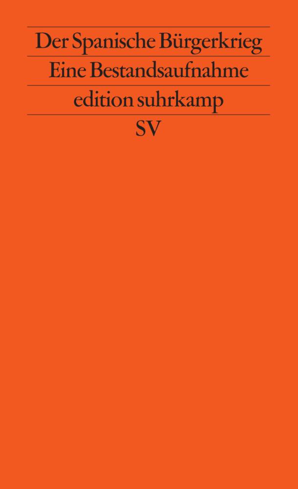 Buchcover: Der Spanische Bürgerkrieg