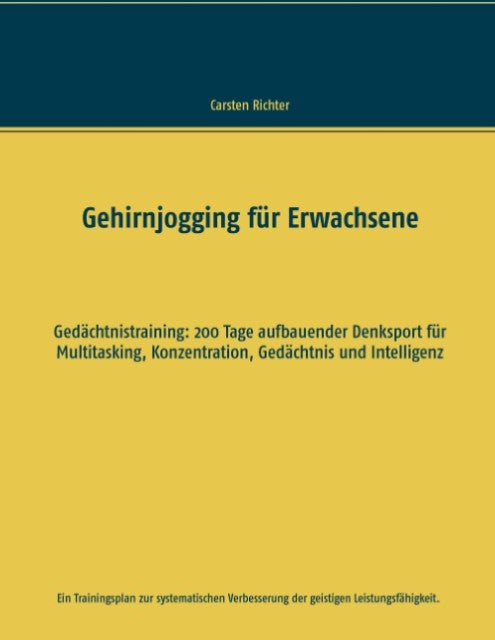 Buchcover: Gehirnjogging für Erwachsene