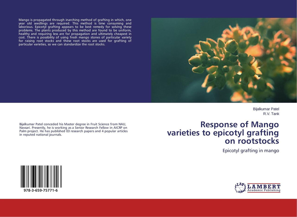 Buchcover: Response of Mango varieties to epicotyl grafting on rootstocks