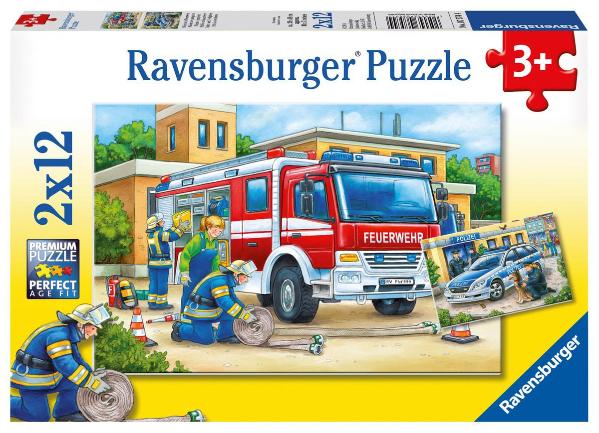 Buchcover: Polizei und Feuerwehr