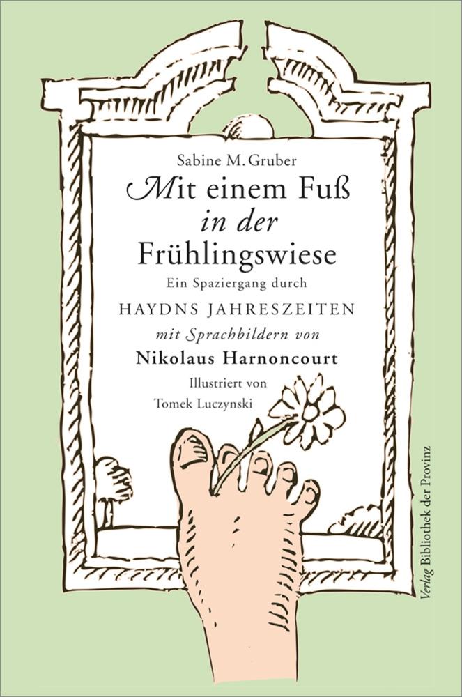 Mit einem Fuß in der Frühlingswiese