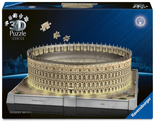 3D Puzzle Iconics: Kolosseum Rom - mit Licht