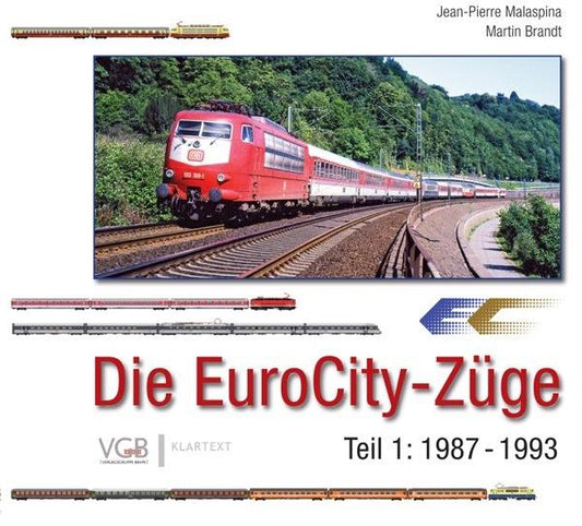 Buchcover: Die EuroCity-Züge - Teil 1 - 1987-1993