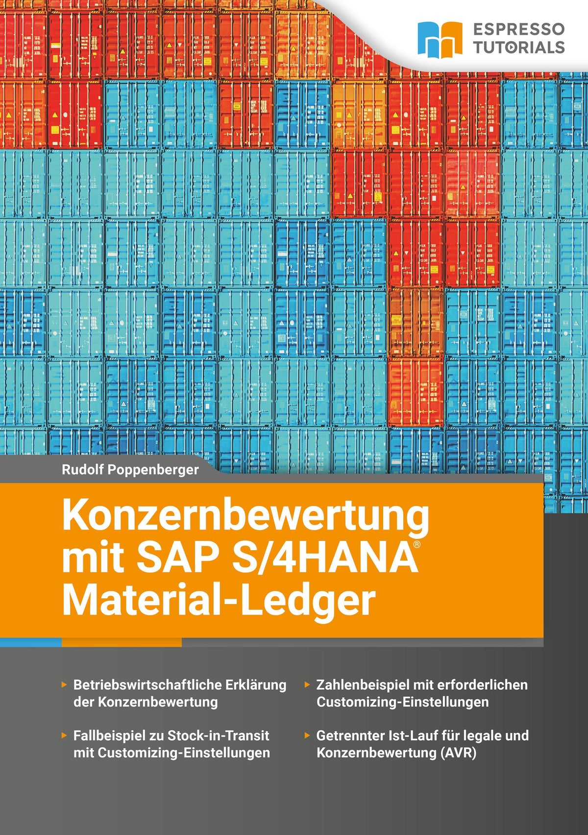 Buchcover: Konzernbewertung mit SAP S/4HANA Material-Ledger