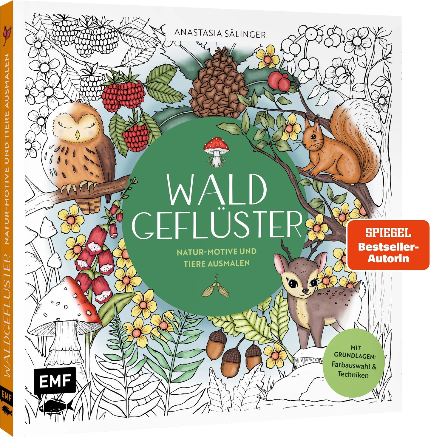 Waldgeflüster - Natur-Motive und Tiere ausmalen