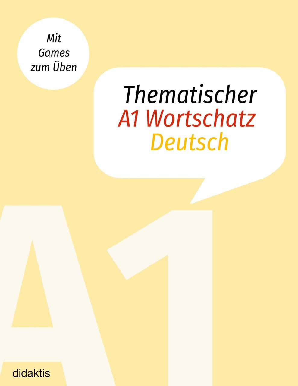 Buchcover: Thematischer A1 Wortschatz Deutsch