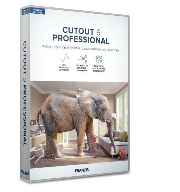 CutOut 9 professional  (Win),CD-ROM