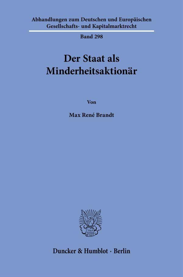 Der Staat als Minderheitsaktionär