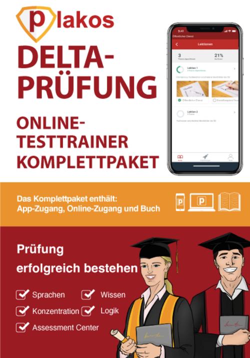 Buchcover: Deltaprüfung Testvorbereitung Komplettpaket