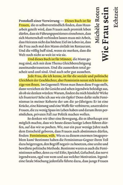 Buchcover: Wie Frau sein