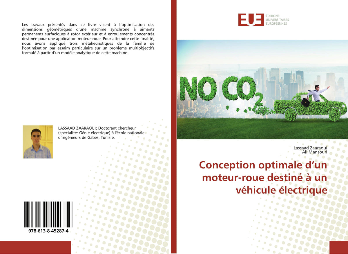 Buchcover: Conception optimale d'un moteur-roue destiné à un véhicule électrique
