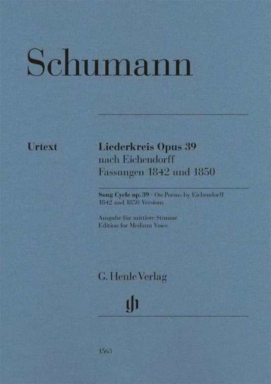 Schumann, Robert - Liederkreis op. 39, sur des poèmes de Eichendorff, versions 1842 et 1850