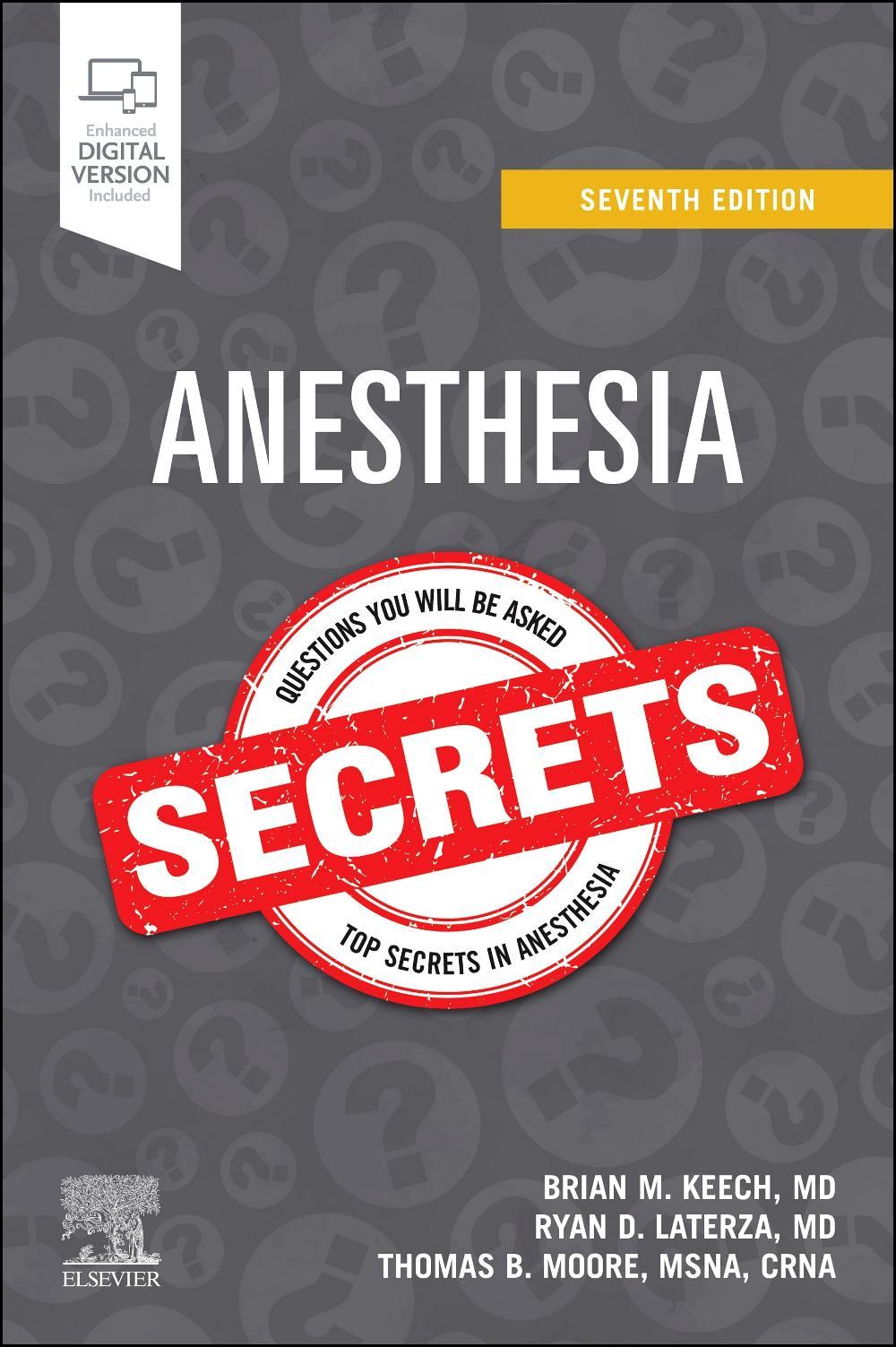 Buchcover: Anesthesia Secrets