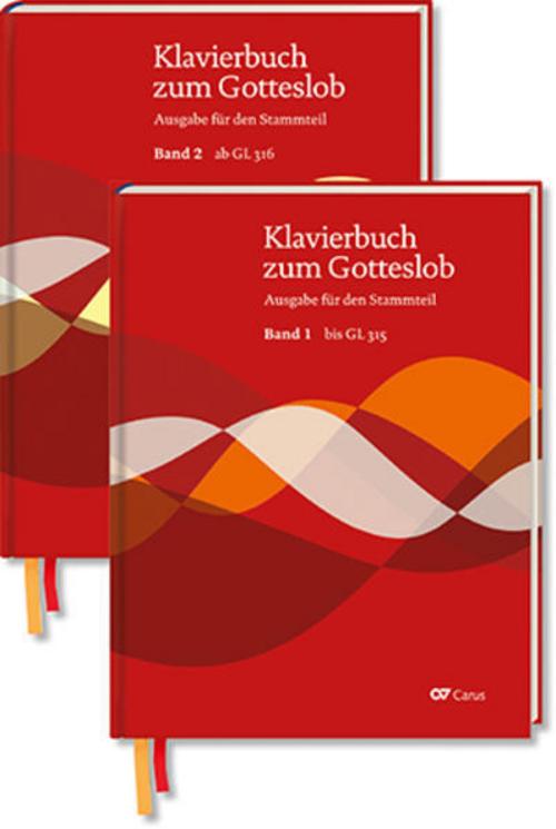 Buchcover: Klavierbuch zum Gotteslob. 2 Bände