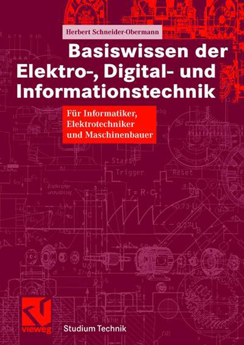 Buchcover: Basiswissen der Elektro-, Digital- und Informationstechnik