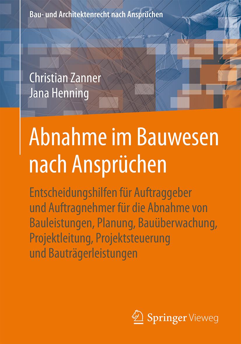 Abnahme im Bauwesen nach Ansprüchen