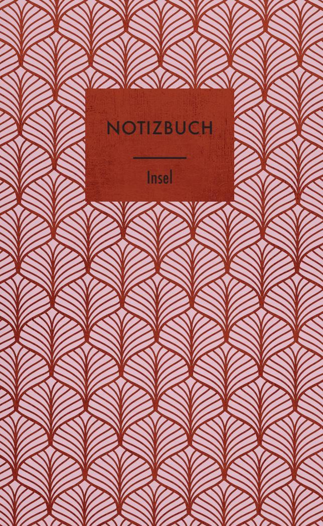 Buchcover: Notizbuch »Art déco rostrot«