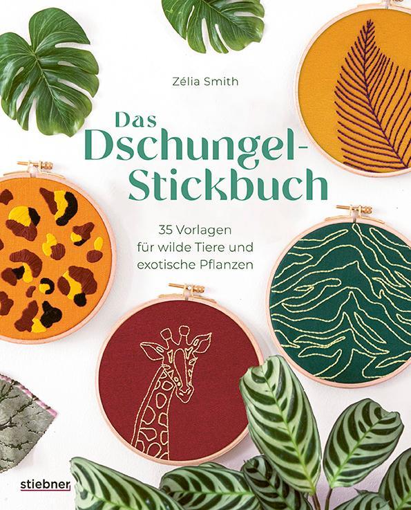 Buchcover: Das Dschungel-Stickbuch