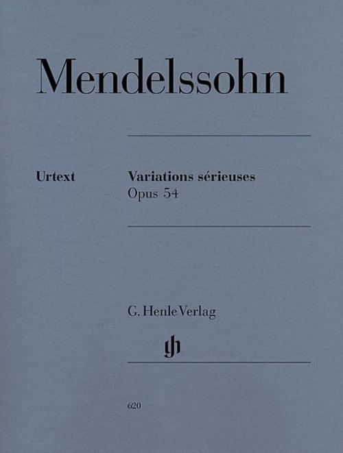 Mendelssohn Bartholdy, Felix - Variations sérieuses op. 54