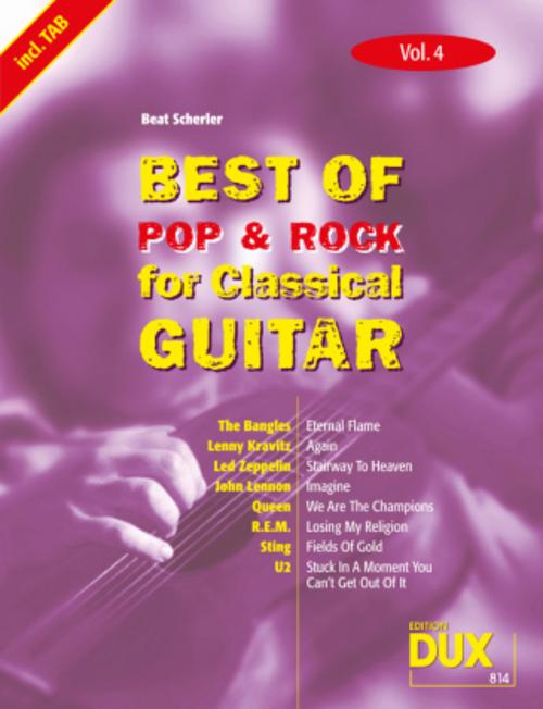 Buchcover: Best Of Pop & Rock for Classical Guitar 4