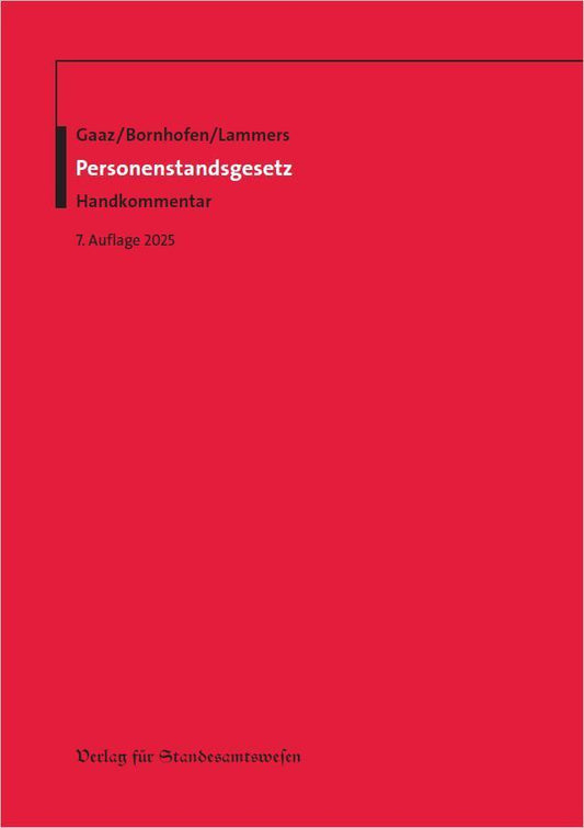 Personenstandsgesetz