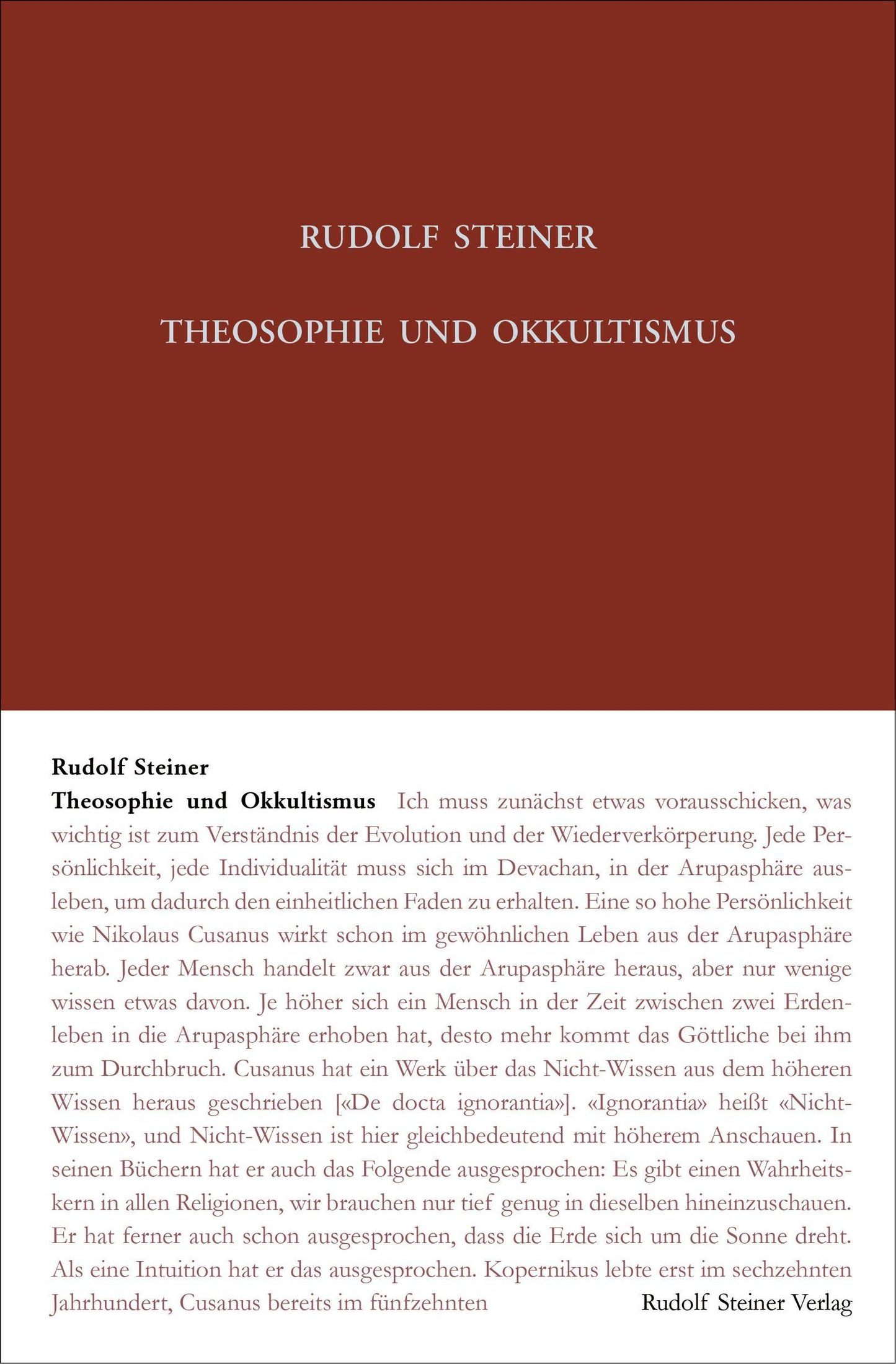 Buchcover: Theosophie und Okkultismus