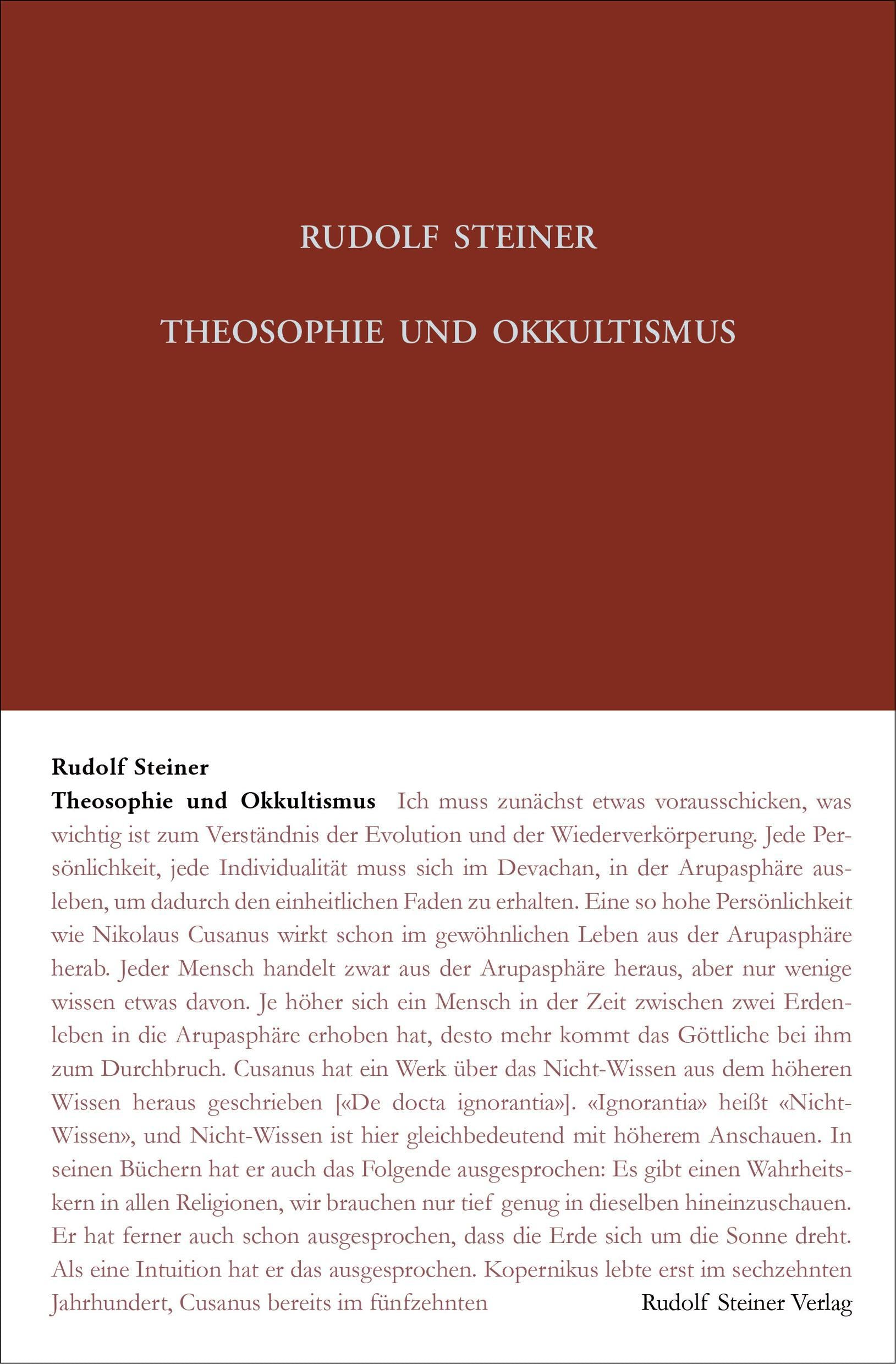 Buchcover: Theosophie und Okkultismus