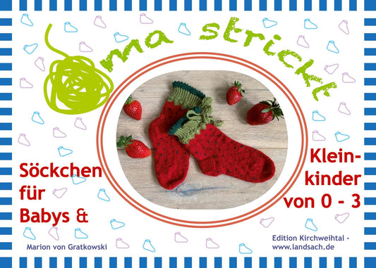 Buchcover: Oma strickt Baby- und Kindersöckchen