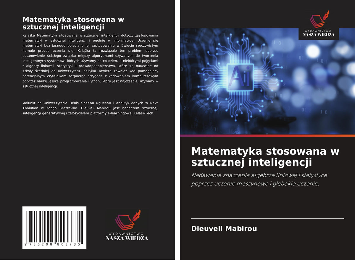 Buchcover: Matematyka stosowana w sztucznej inteligencji