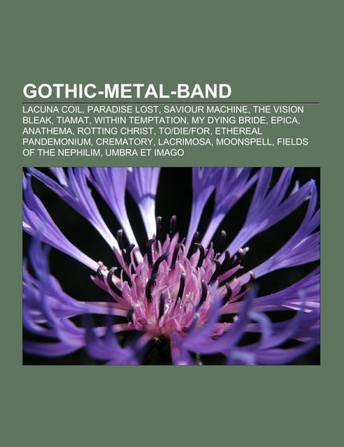 Buchcover: Gothic-Metal-Band